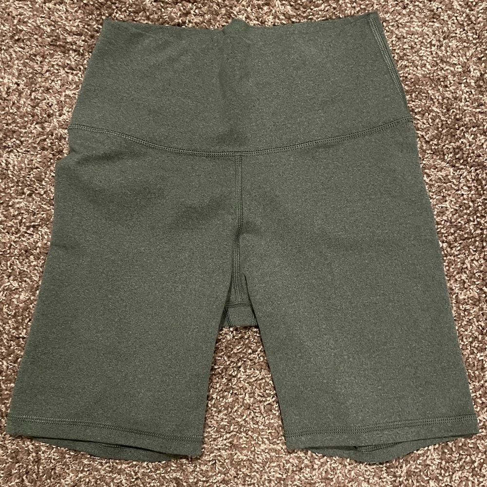 Aerie Biker Shorts Green